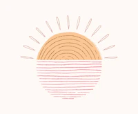 Sweet Sunrise Mural carta da parati