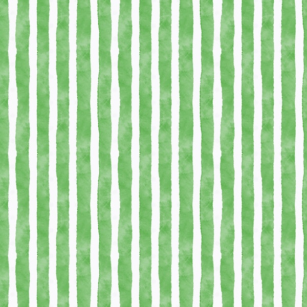 Watercolor Green Stripes