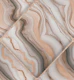 De Luxe Marble Rhombus Rhapsody Peach