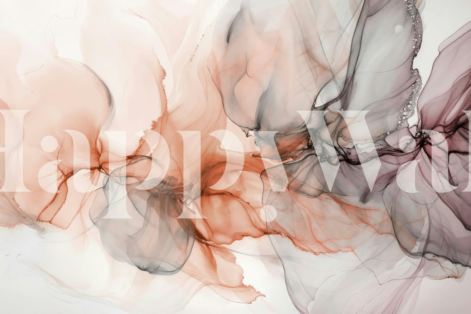 Diseño Slow Motion Floating Ink en una habitación