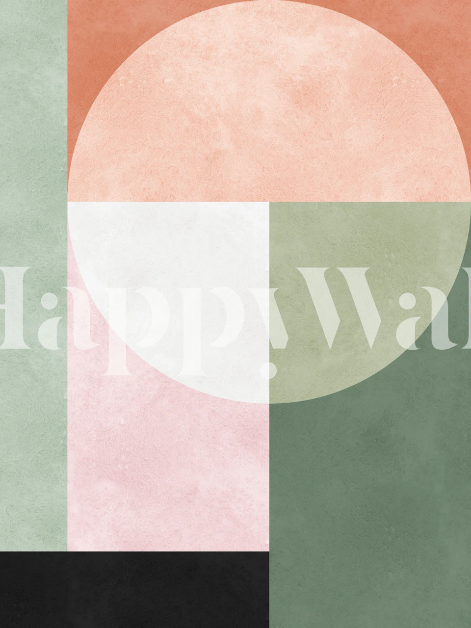 Modern wallpaper featuring colorful circles