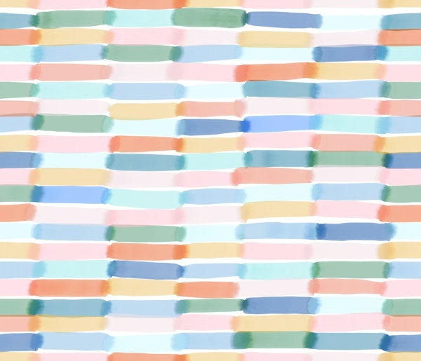 Watercolor Dash Stripe