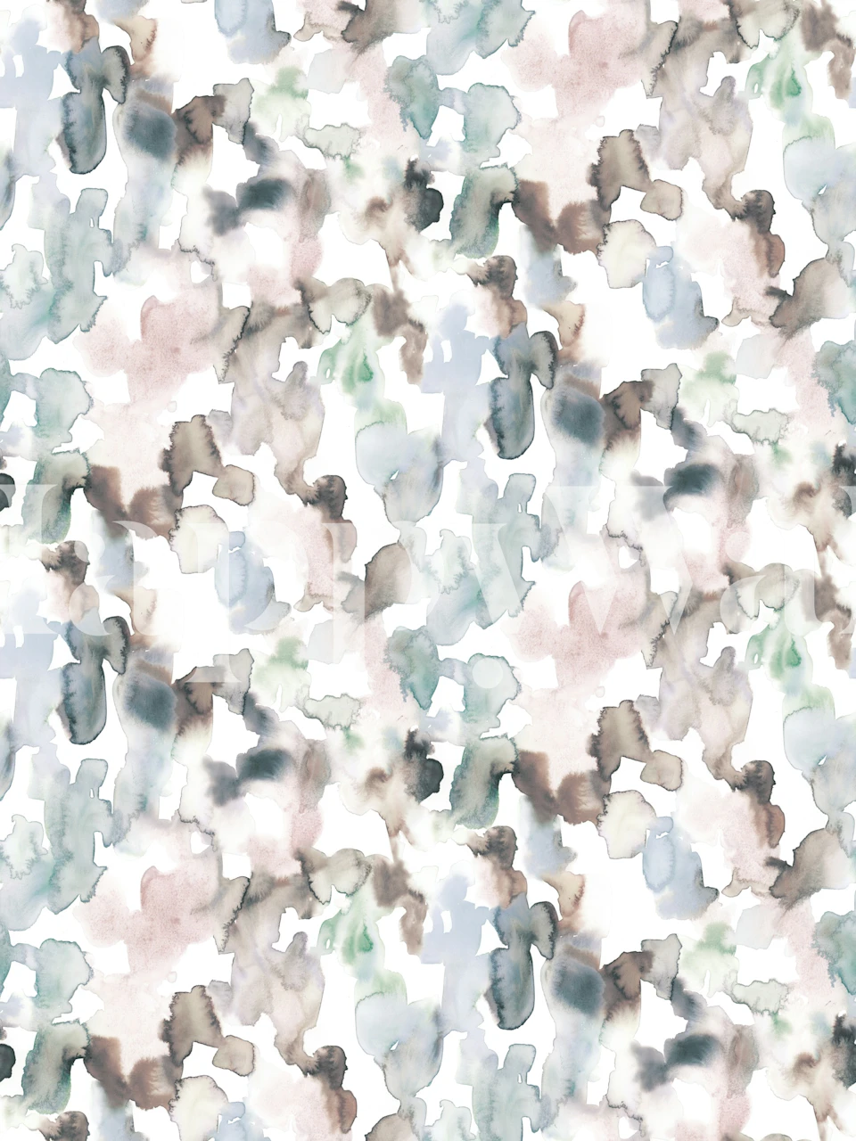 Soft pastel watercolor abstract pattern wallpaper