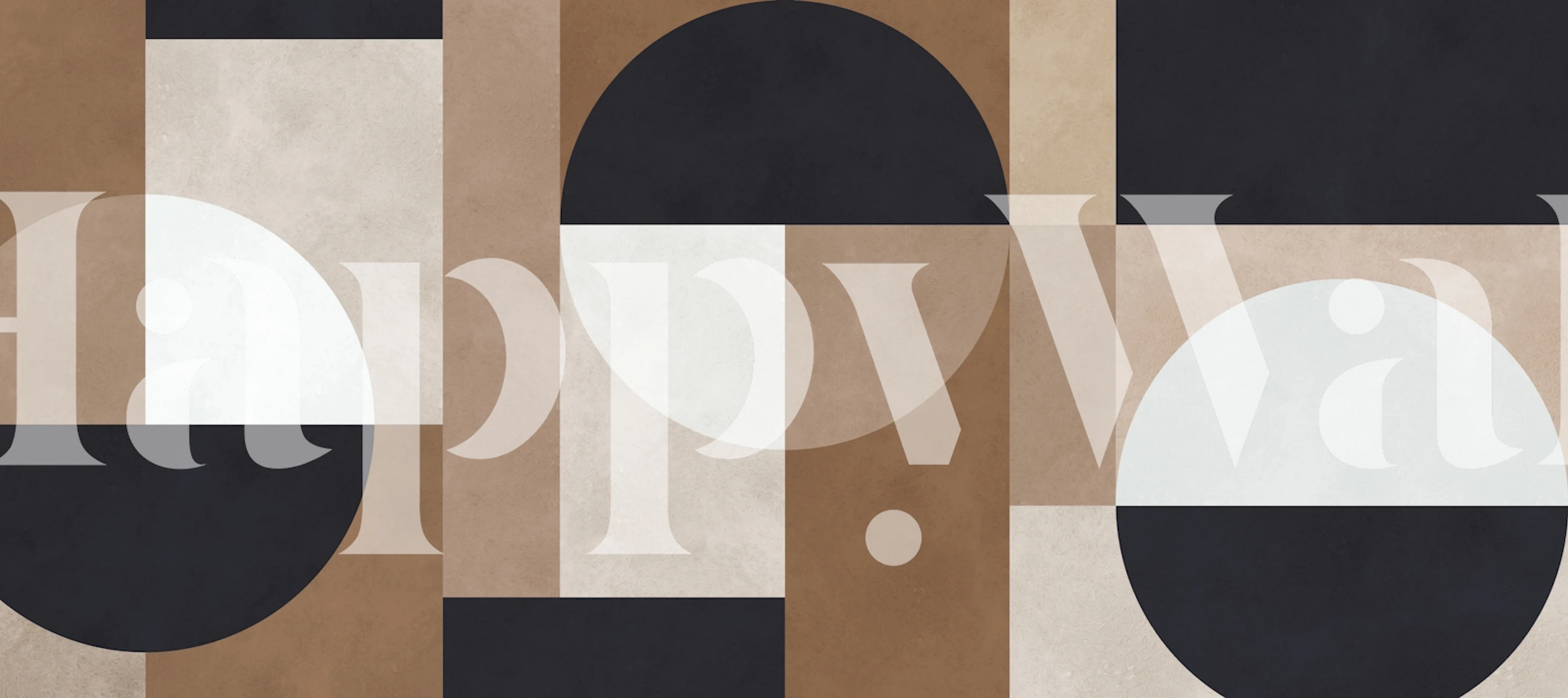 Modern art with circles i kształty geometryczne