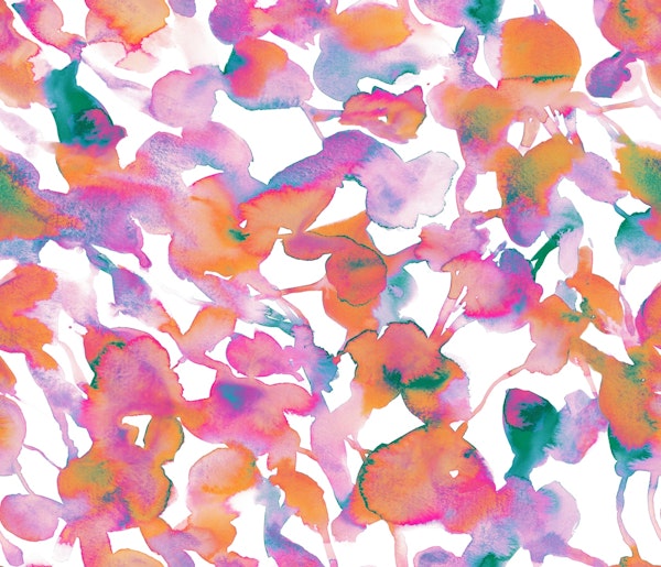 Hello Color Vivid Abstract Floral