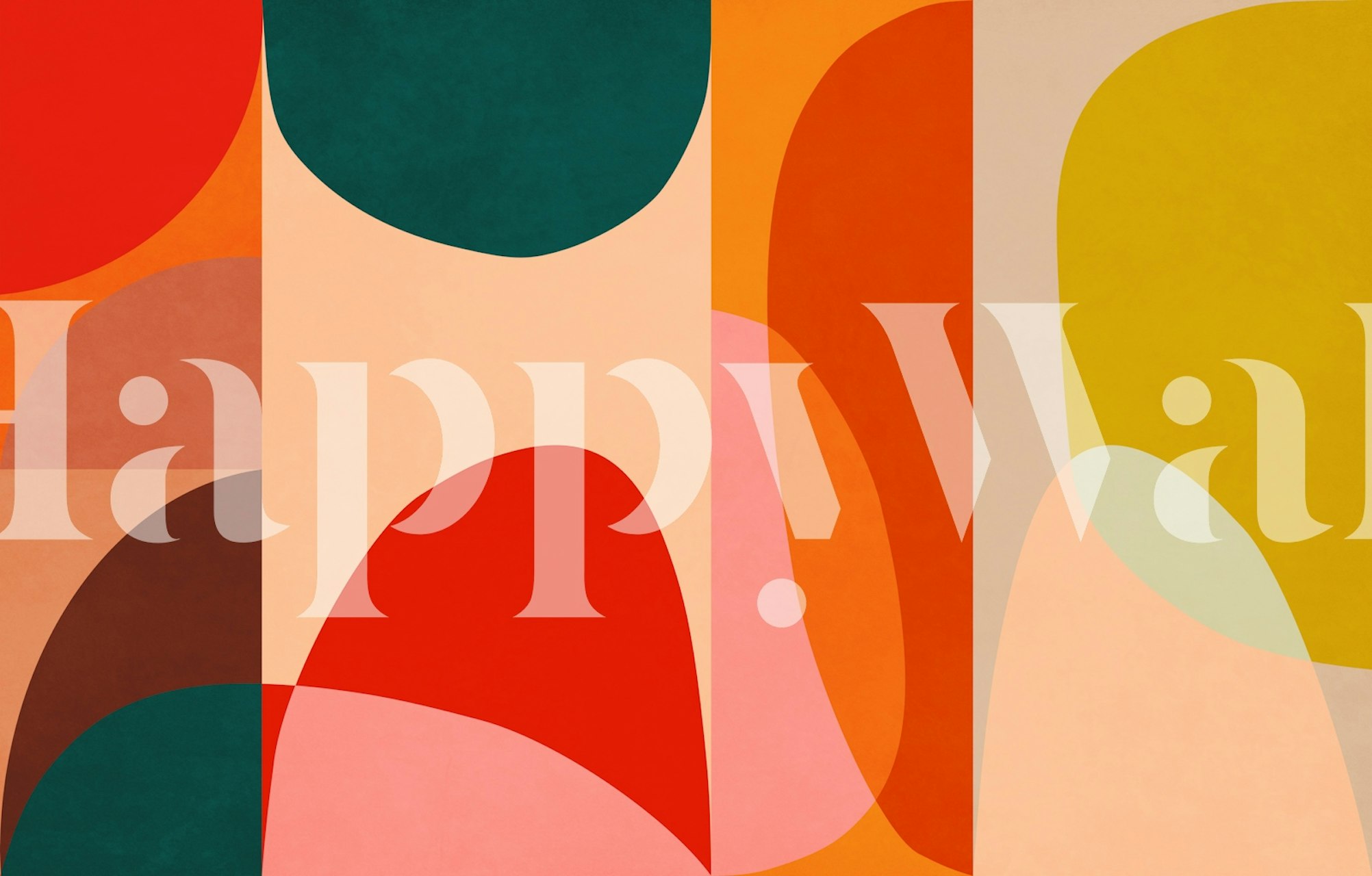 Rounded Parts 13 wallpaper design