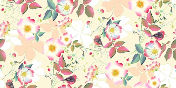 dogrose spring songbirds