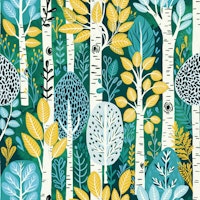 Aspen Trees in the night (green) tapety