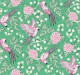Parrot garden - pink and green