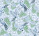 Parrot garden - blue and green