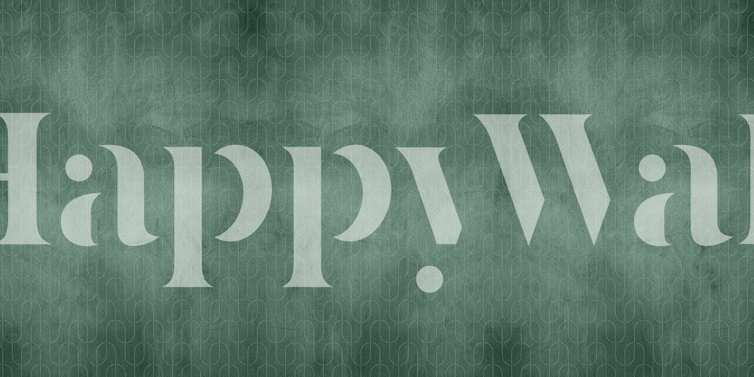 Papel pintado Concret Pattern Forest en una habitación