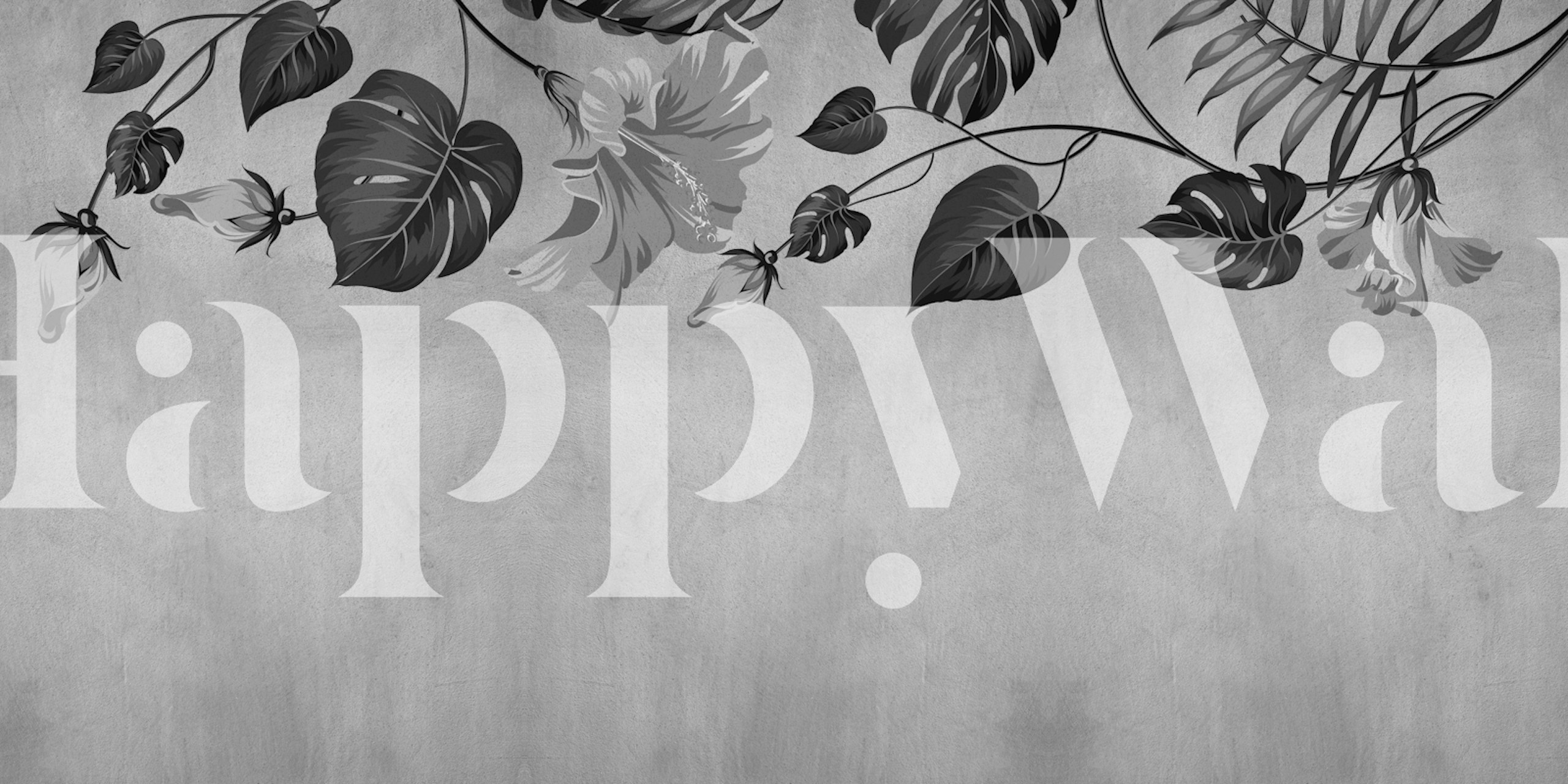 Big Nature Flowers 3 wallpaper in a room