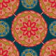 MOSAIQUE Bohemian Floral Mandala Red Small