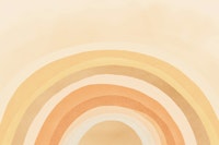 Whimsy Boho Rainbow Orange Yellow tapet