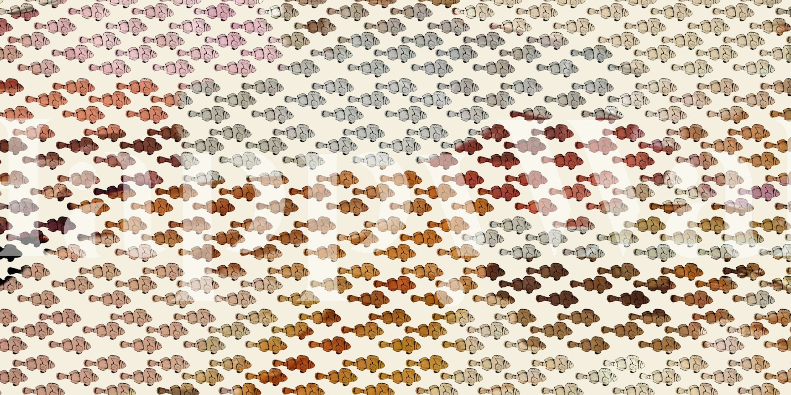 Tapeta Shimmering Fish Color U Sobi