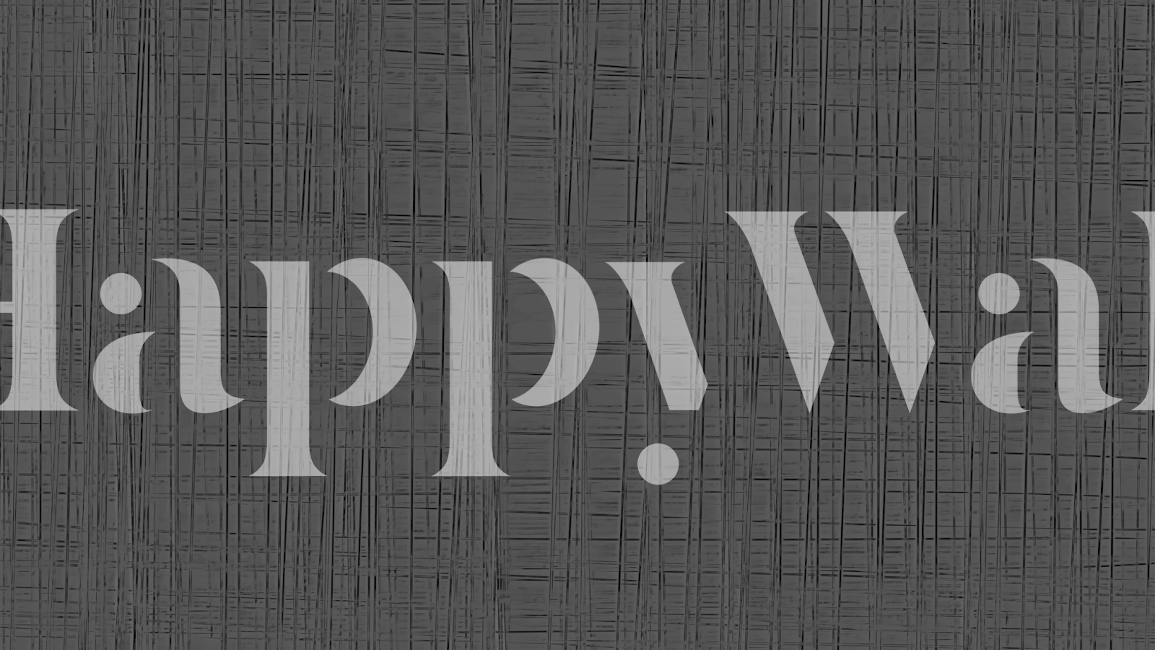 Moody grey fabric texture wallpaper in room