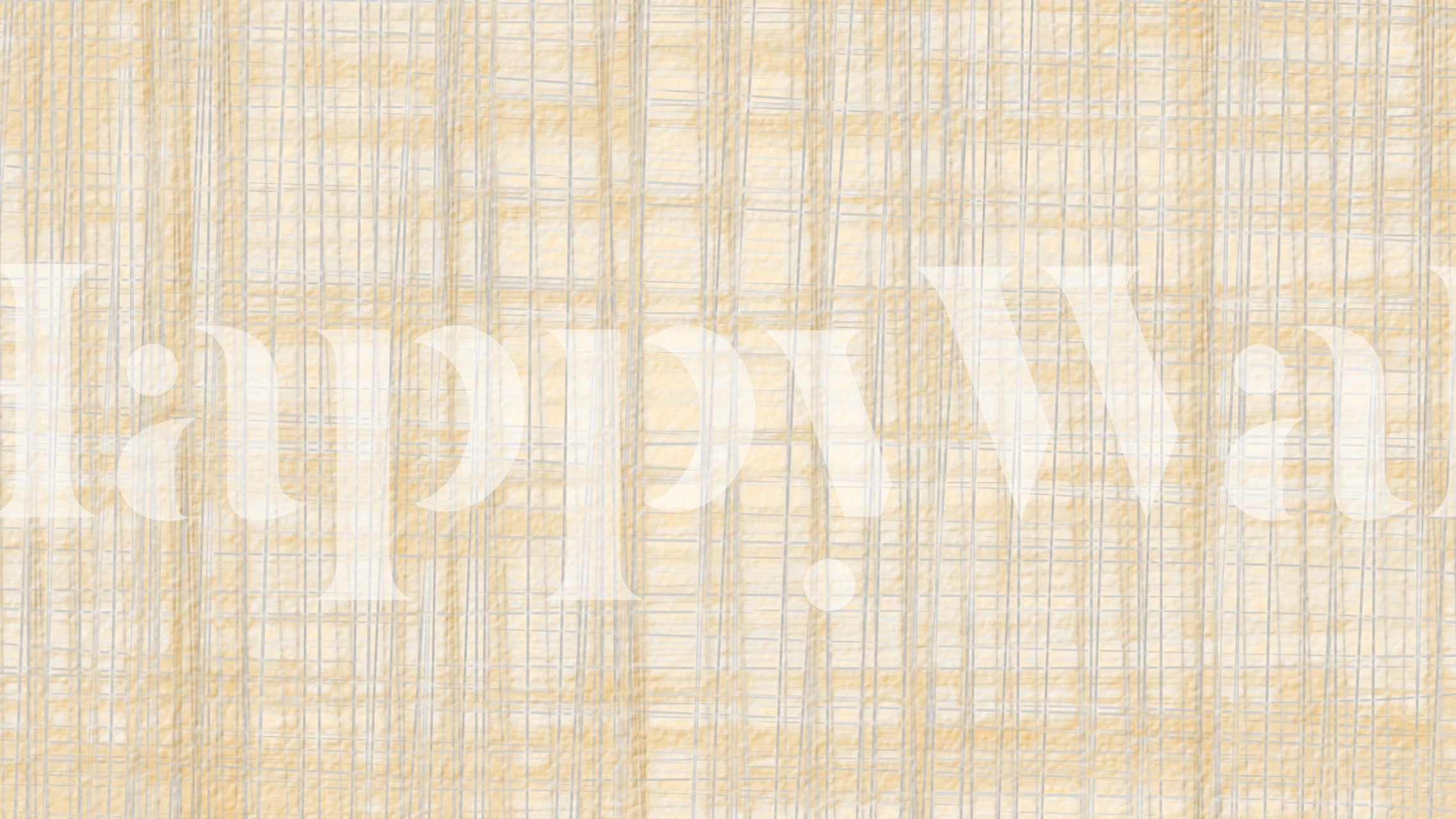 Cozy Lines Soft Light Beige Peach wall mural with subtle geometric patterns