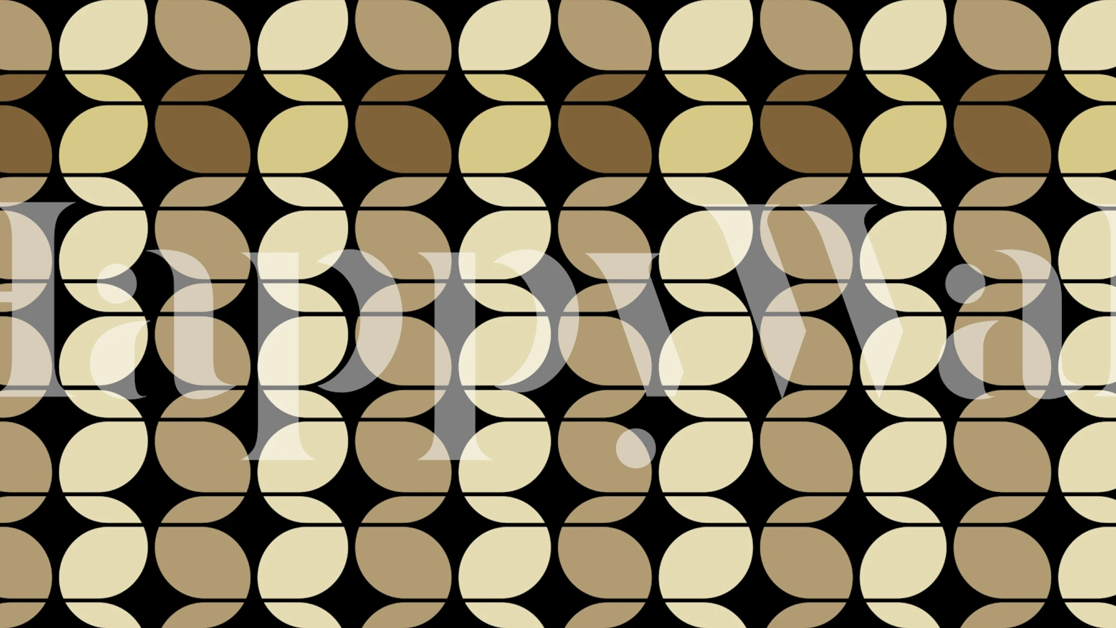 Organic Bauhaus uzor za tapete