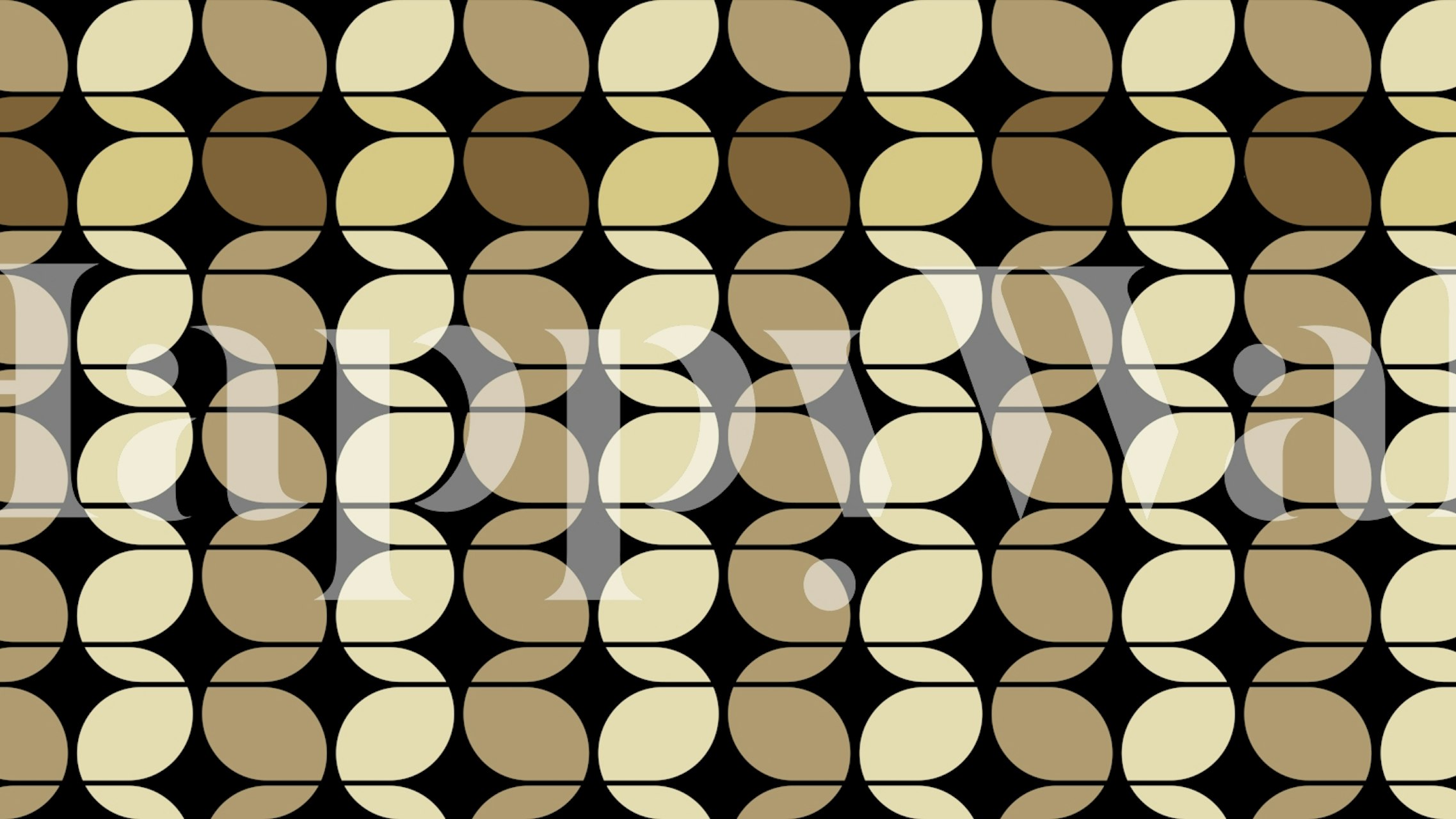 Organic Bauhaus tapetmönster