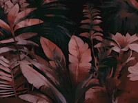 Floral Jungle Leaf Dream tapet