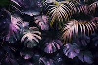Muted Moody Rainforest Jungle tapete
