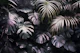 Muted Moody Rainforest Jungle Grey