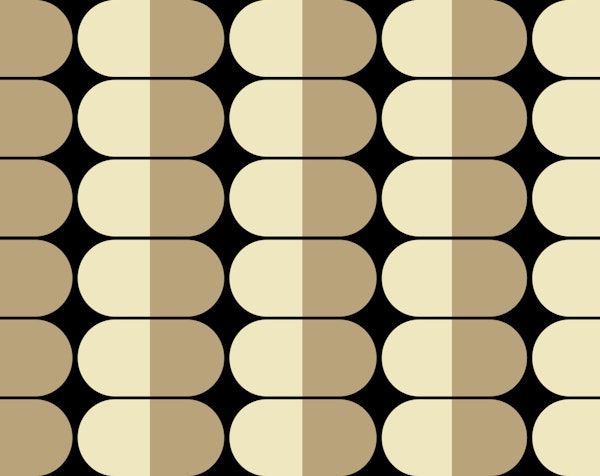 Neutral Beige Bauhaus Pebbles