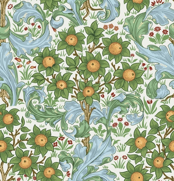 Victorian Orchard with Orange Trees 1