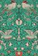 Victorian Birds Pattern - Green