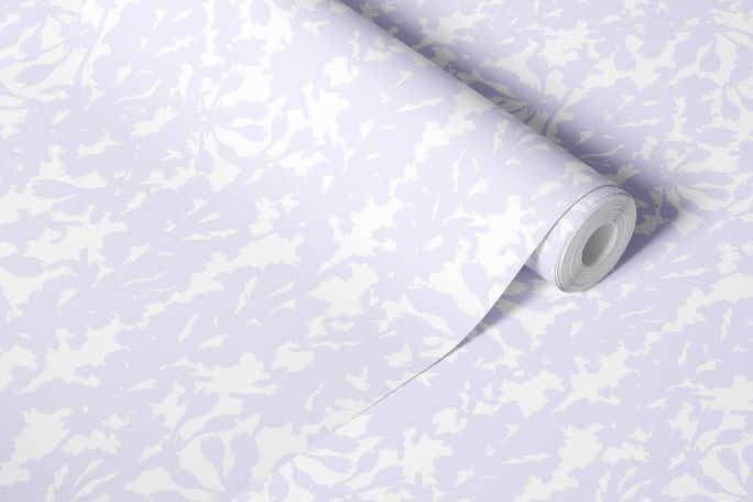 Minimal lilac floralwallpaper roll