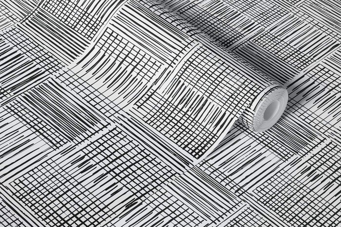 Scribbled Pattern 16 wallpaper roll