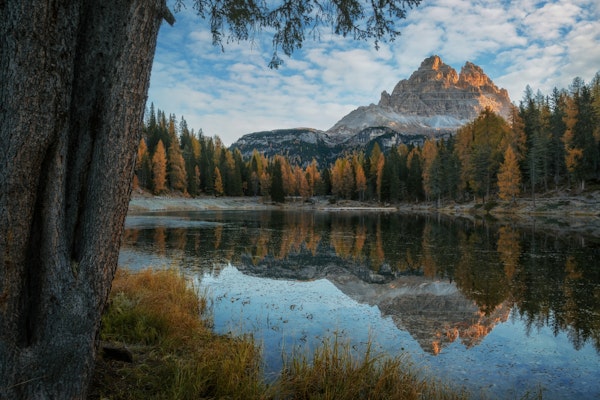 Dolomites at sunrise