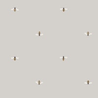 Bees in a gray land tapet
