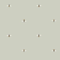 Bees in a green land tapet