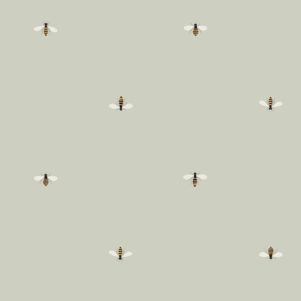 Bees in a green land