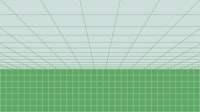 Minimal Modern Line Grid Art behang