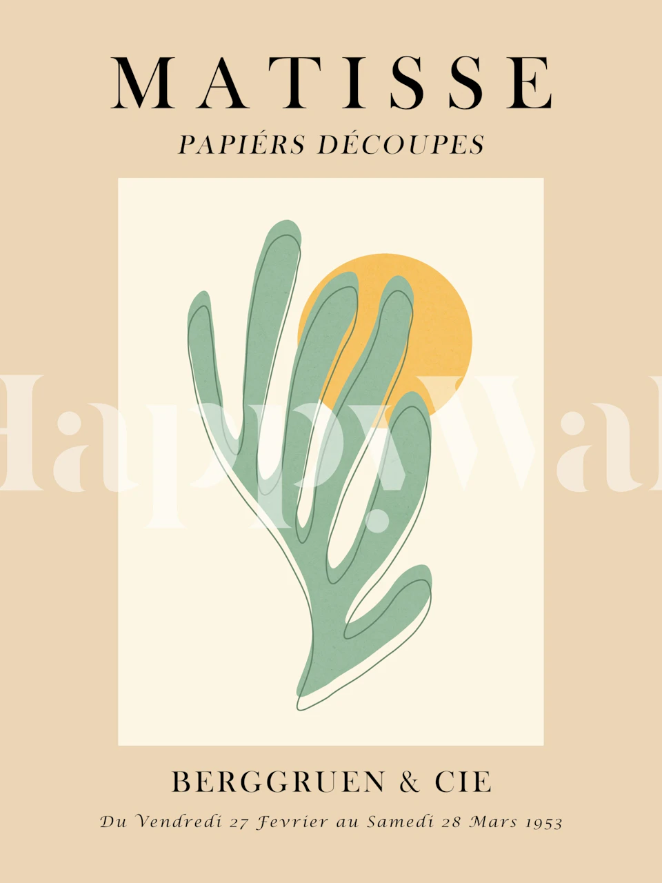 Matisse poster 4 wallpaper in a room