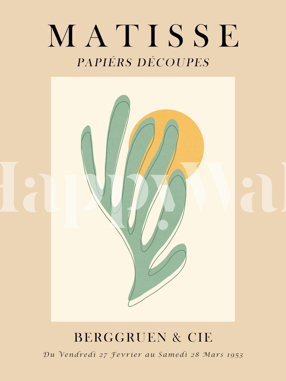 Matisse poster 4 wallpaper in a room