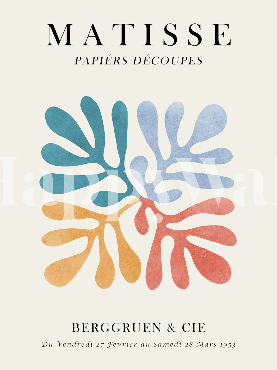 Matisse poster 5 wallpaper in a room