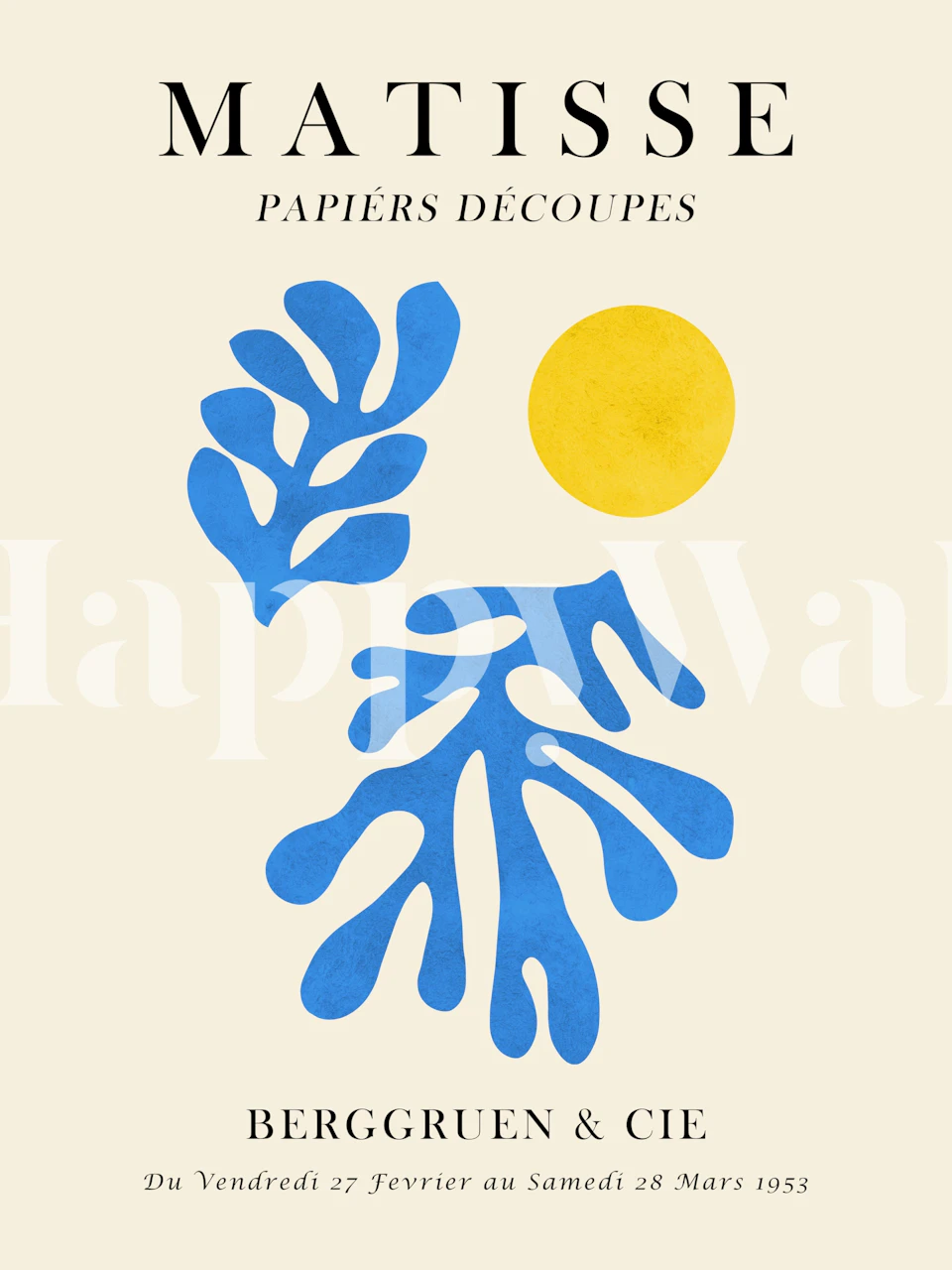 Matisse poster 12 wallpaper in a room