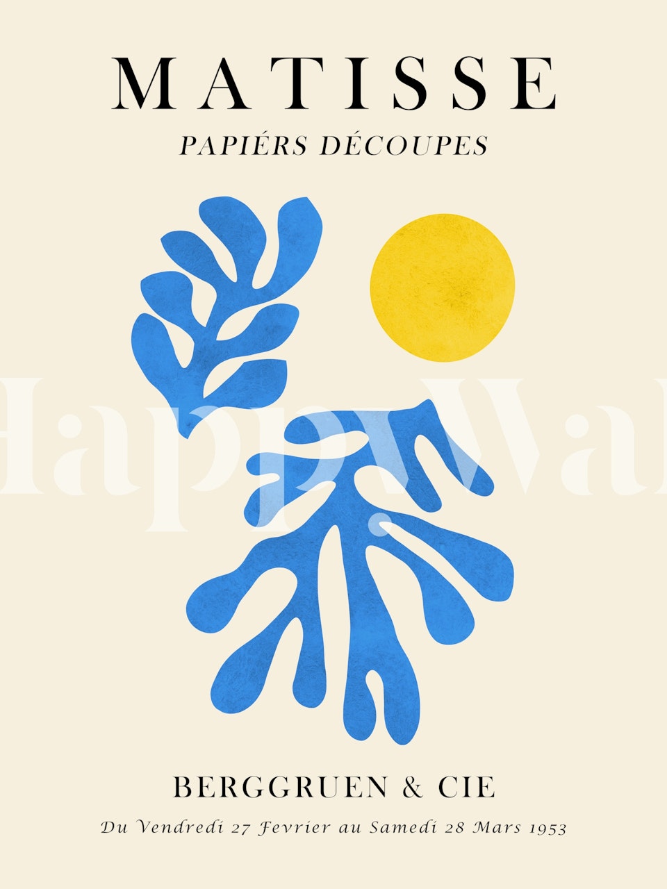 Matisse poster 12 wallpaper in a room