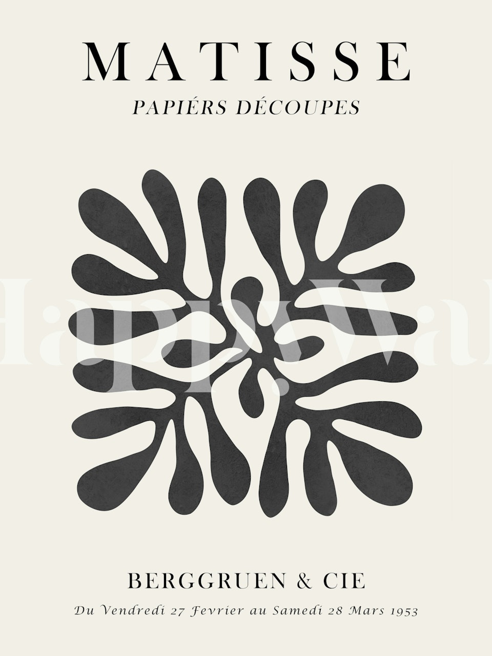 Matisse poster 17 wallpaper in a stylish room