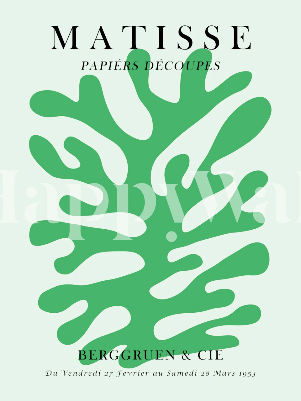 Matisse wallpaper design vist i et rum