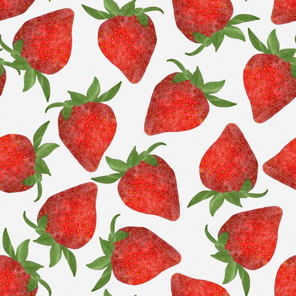 Watercolor Strawberries 9