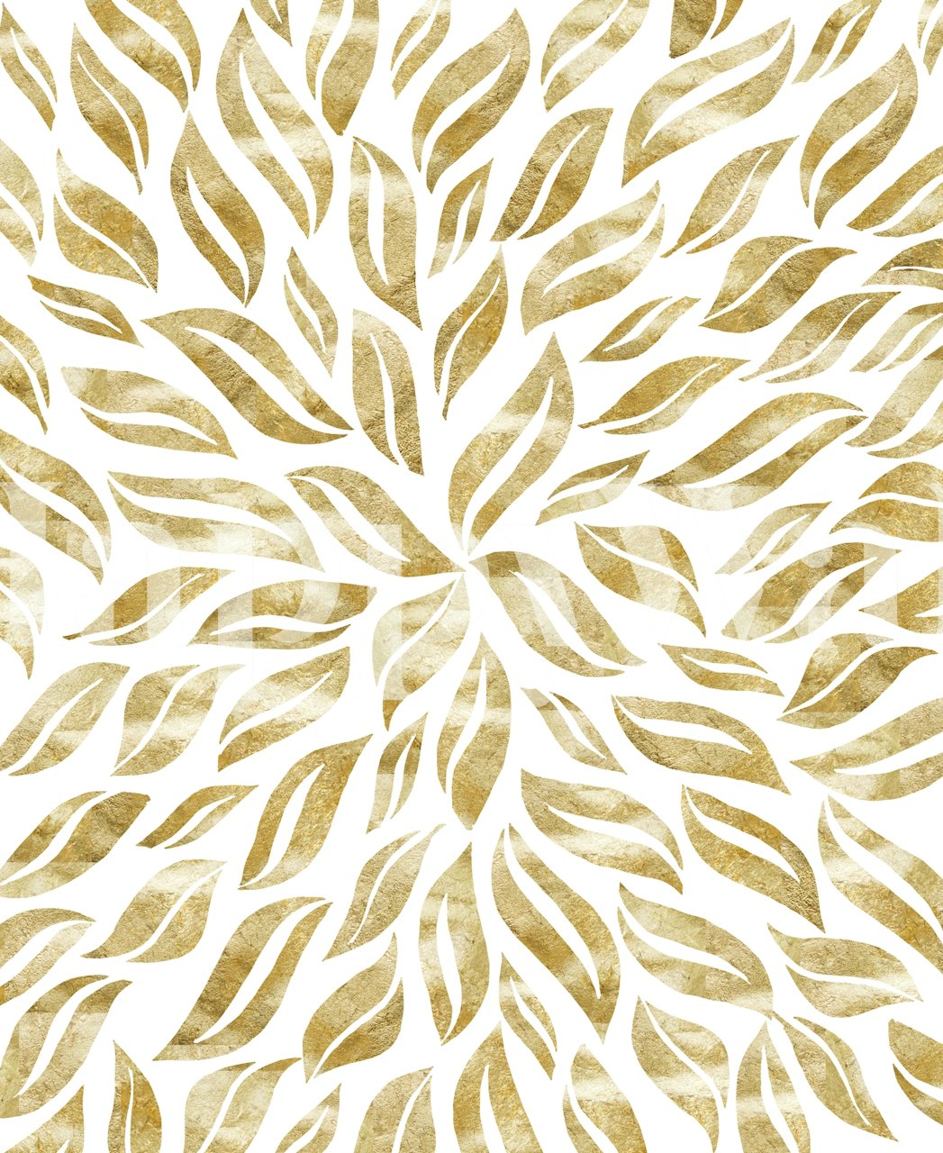 Sunburst Glam 1 behang in een elegante setting