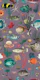 Oceania pattern in mauve purple