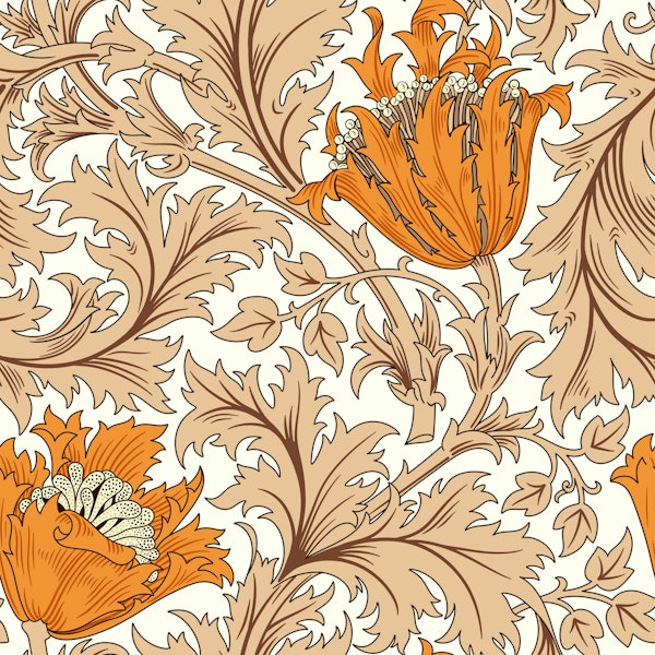 Vintage Anemone pattern 9