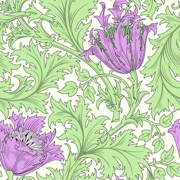 Vintage Anemone pattern 10