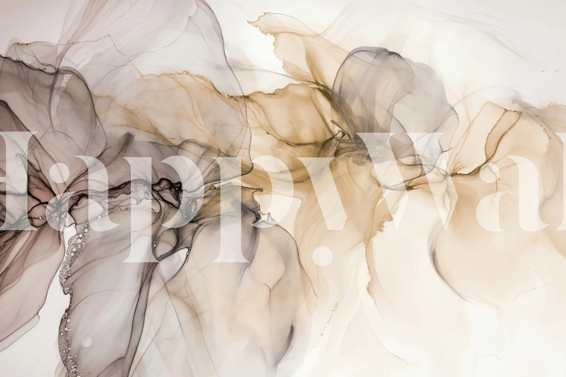 Abstract beige and brown wallpaper design