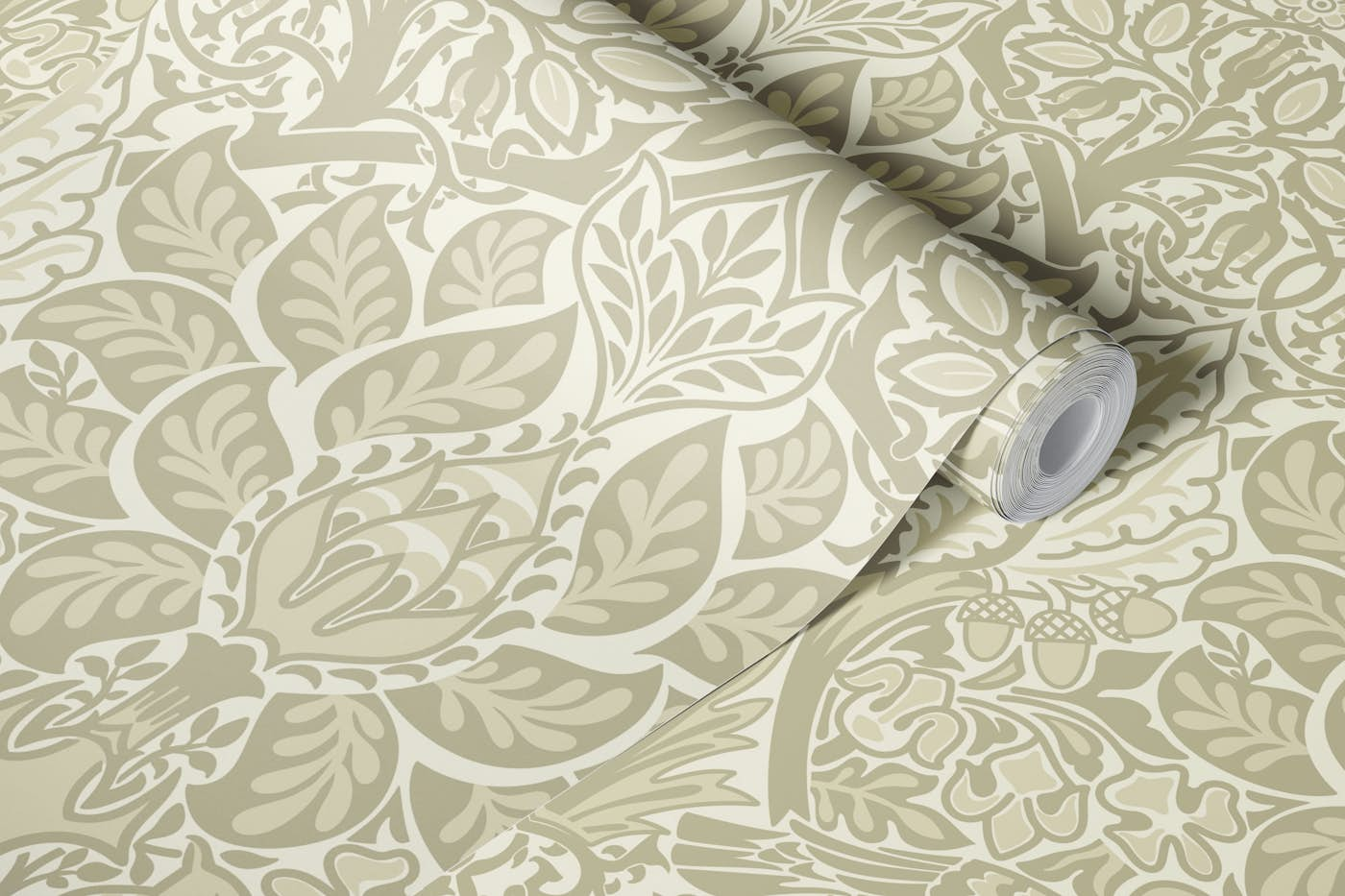 Victorian Dove and Rose pattern 2 wallpaper roll